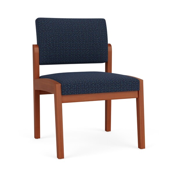 Lesro Lenox Armless Guest Chair, 22.5 in W 26 in L 31.5 in H LW1102 - main